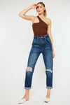 Ilena Ultra High Rise Belted Paperbag Mom Jeans