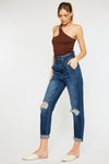 Ilena Ultra High Rise Belted Paperbag Mom Jeans