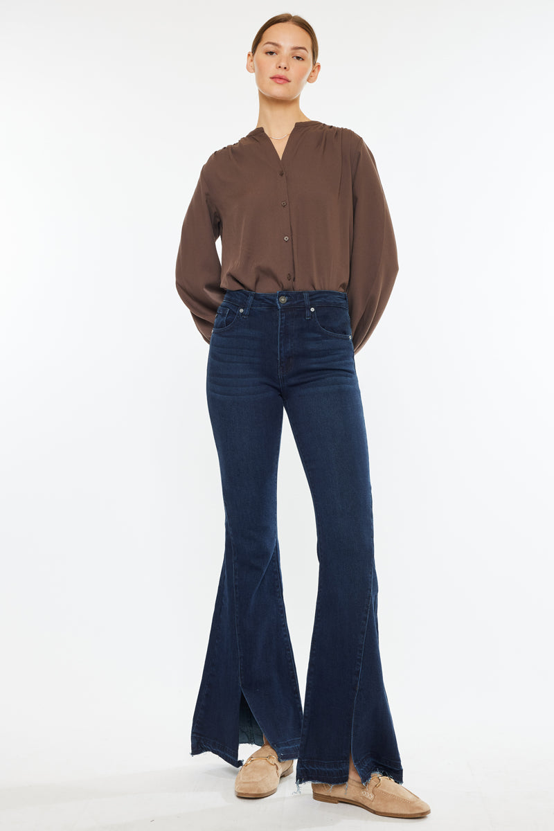 Desiree High Rise Flare Jeans - Official Kancan USA
