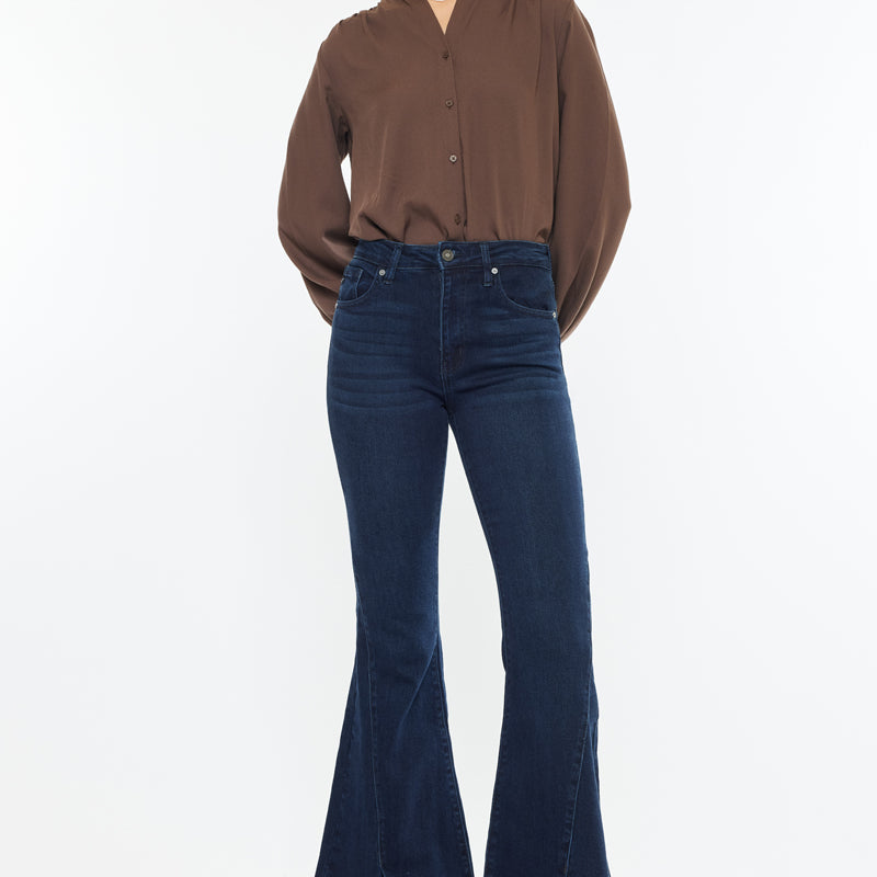 Desiree High Rise Flare Jeans - Official Kancan USA