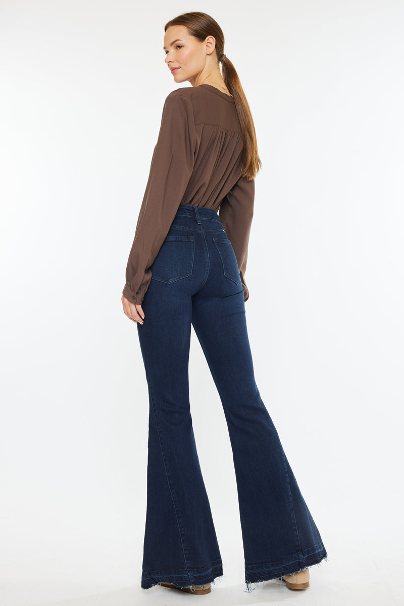 Desiree High Rise Flare Jeans - Official Kancan USA