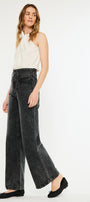 Zinc Ultra High Rise Belted 90's Wide Leg Jeans - Official Kancan USA