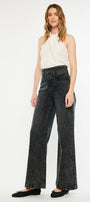 Zinc Ultra High Rise Belted 90's Wide Leg Jeans - Official Kancan USA