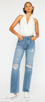 Hattie High Rise 90's Straight Leg Jeans - Official Kancan USA