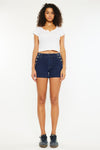 Marianna High Rise Striped Shorts - Official Kancan USA