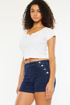 Marianna High Rise Striped Shorts - Official Kancan USA