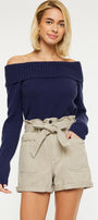 Laquell Ultra High Rise Belted Paperbag Shorts - Official Kancan USA