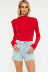 Lilly Floral High Rise Shorts - Official Kancan USA