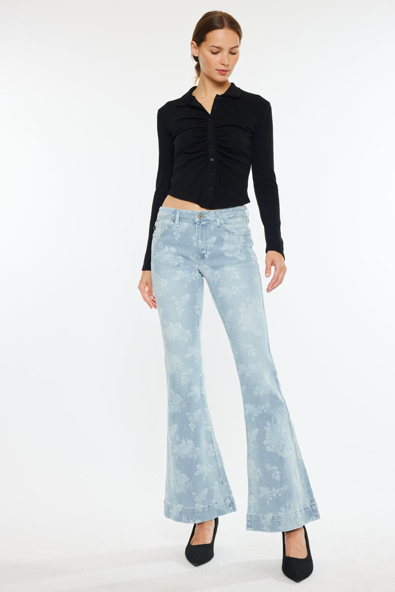 Rosa Low Rise Flare Jeans - Official Kancan USA
