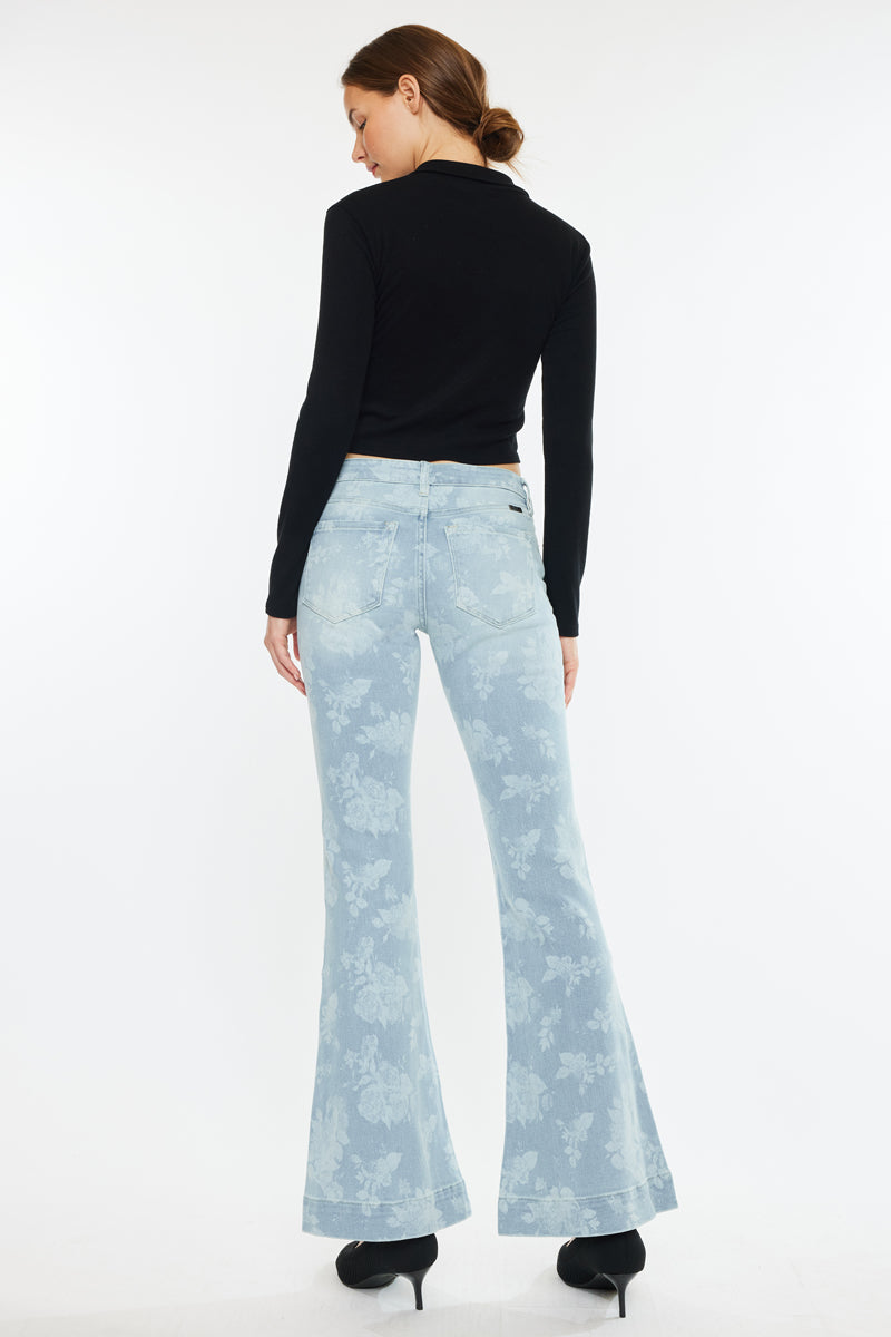 Rosa Low Rise Flare Jeans - Official Kancan USA