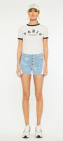 Smith Mid Rise Contrast Shorts - Official Kancan USA