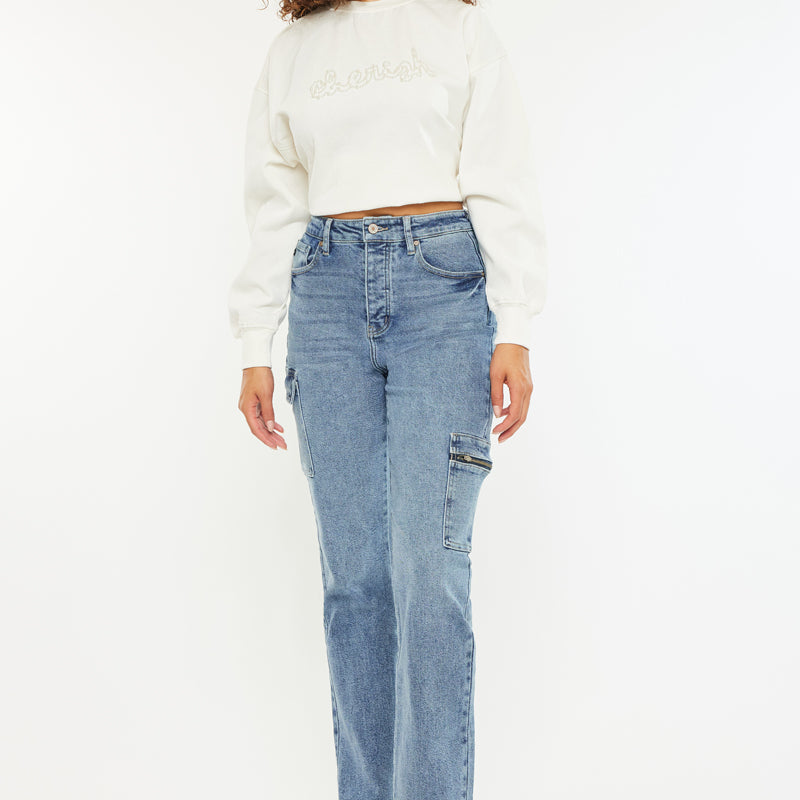 Lenny 90's Straight Leg Jeans - Official Kancan USA
