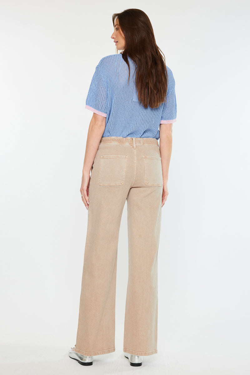 Margot High Rise Wide Leg Jeans - Official Kancan USA