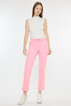 Hannah Mid Rise Straight Jeans