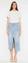 Hibiscus High Rise Midi Skirt - Official Kancan USA