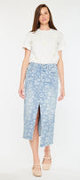 Hibiscus High Rise Midi Skirt - Official Kancan USA