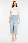 Hibiscus High Rise Midi Skirt