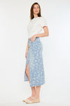 Hibiscus High Rise Midi Skirt