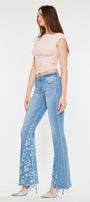 Lydia Mid Rise Flare Jeans - Official Kancan USA
