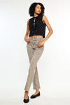 Pheonix High Rise Leopard Straight Jeans - Official Kancan USA
