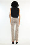 Pheonix High Rise Leopard Straight Jeans - Official Kancan USA
