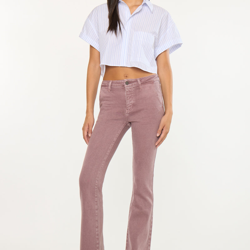 Max Mid Rise Trouser Bootcut Jeans - Official Kancan USA