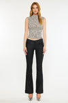 Scarlett Low Rise Coated Bootcut Jeans