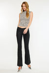 Scarlett Low Rise Coated Bootcut Jeans