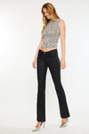Scarlett Low Rise Coated Bootcut Jeans
