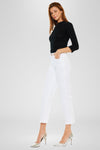 Zahra High Rise Cropped Straight Leg Jeans - Official Kancan USA