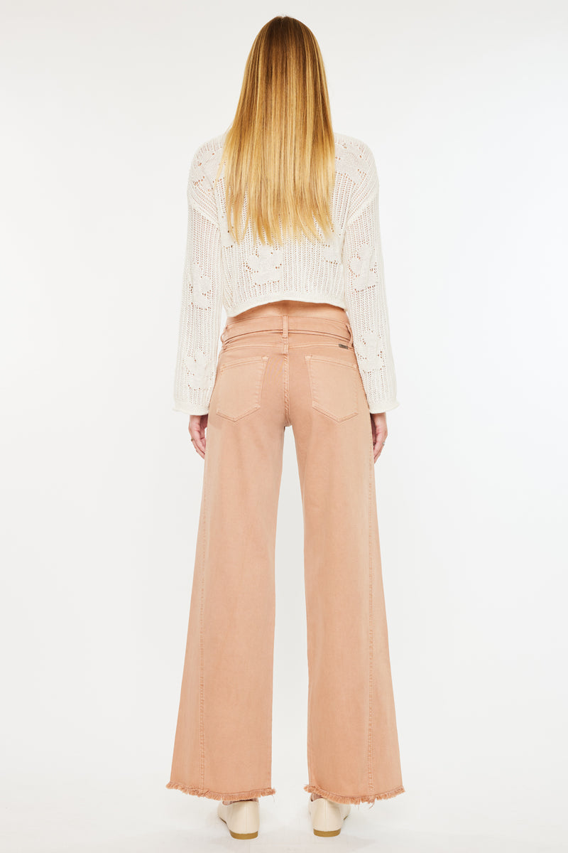 Mariluu  High Rise Wide Leg Jeans - Official Kancan USA