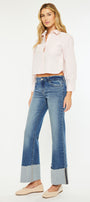 Sierra Mid Rise Wide Leg Jeans - Official Kancan USA