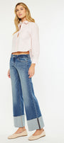 Sierra Mid Rise Wide Leg Jeans - Official Kancan USA