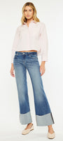 Sierra Mid Rise Wide Leg Jeans - Official Kancan USA