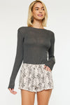 Python High Rise Printed Shorts - Official Kancan USA