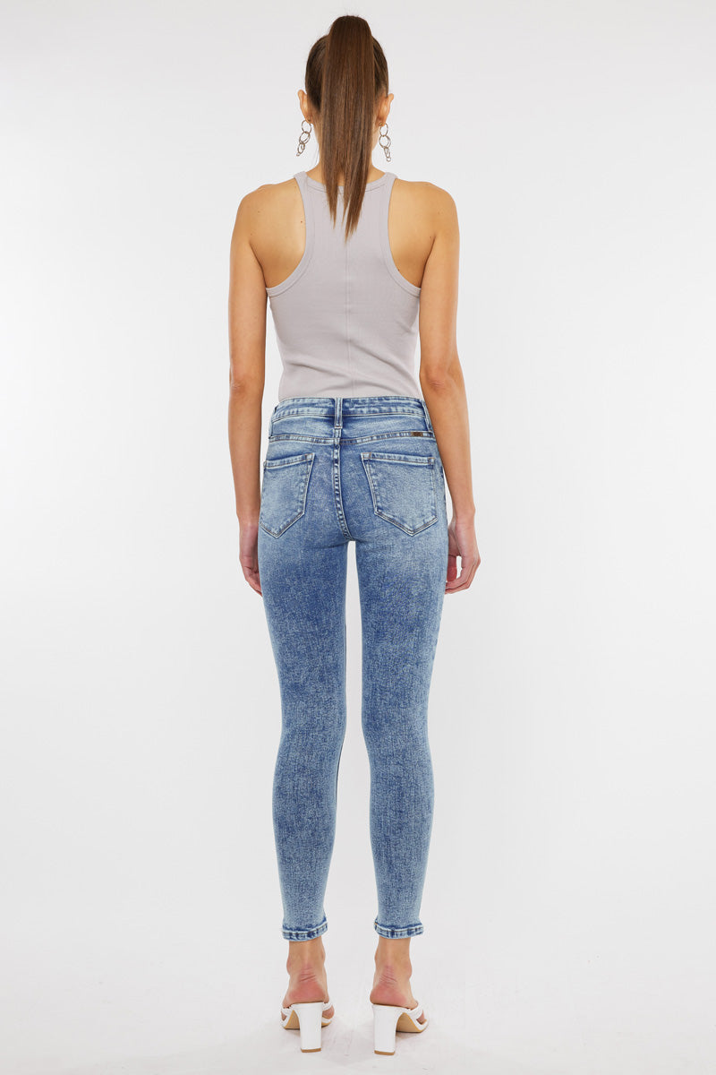 Kara High Rise Ankle Skinny Jeans - Official Kancan USA