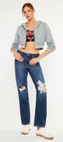 Wrene Ultra High Rise 90's Boyfriend Jeans - Official Kancan USA