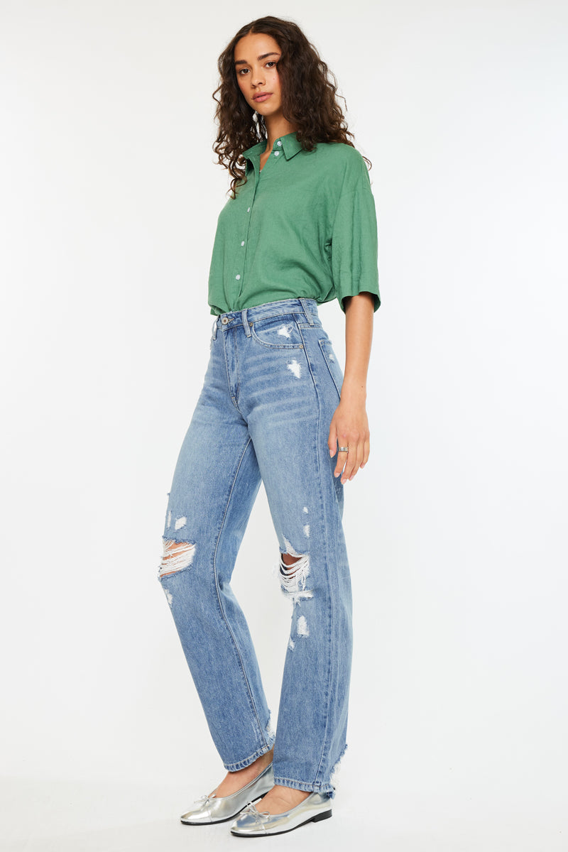 Wrene Ultra High Rise 90's Boyfriend Jeans - Official Kancan USA