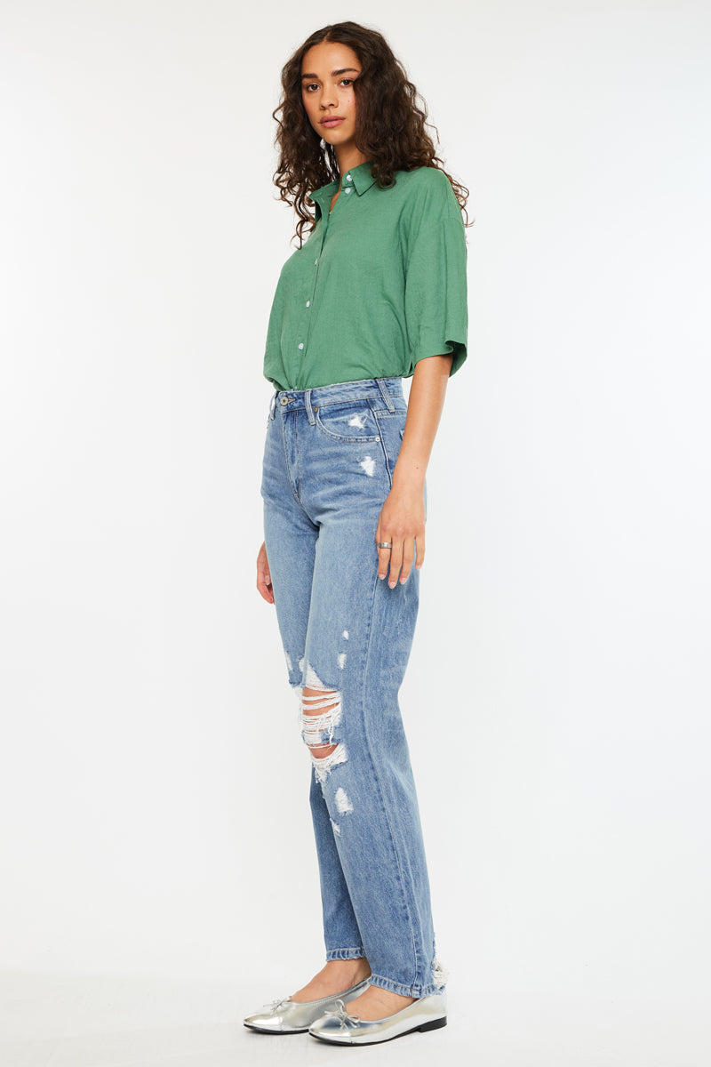 Wrene Ultra High Rise 90's Boyfriend Jeans - Official Kancan USA