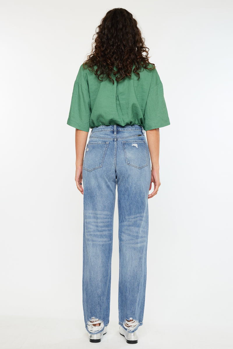 Wrene Ultra High Rise 90's Boyfriend Jeans - Official Kancan USA