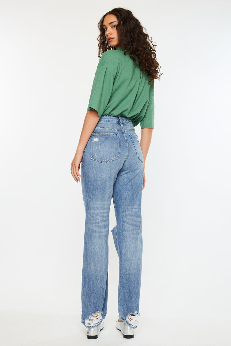Wrene Ultra High Rise 90's Boyfriend Jeans - Official Kancan USA