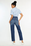 Blossom Ultra High Rise Belted Mom Jeans - Official Kancan USA