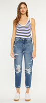 Kerrigan Ultra High Rise Mom Jeans - Official Kancan USA