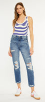 Kerrigan Ultra High Rise Mom Jeans - Official Kancan USA