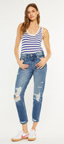 Kerrigan Ultra High Rise Mom Jeans - Official Kancan USA