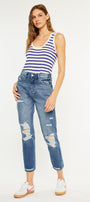 Kerrigan Ultra High Rise Mom Jeans - Official Kancan USA