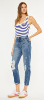 Kerrigan Ultra High Rise Mom Jeans - Official Kancan USA