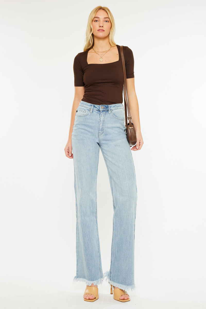 Starla Ultra High Rise Vintage 90's Flare Jeans - Official Kancan USA