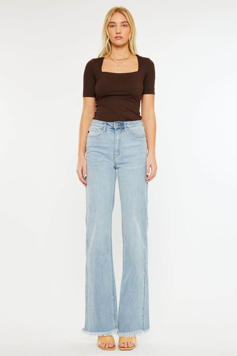 Starla Ultra High Rise Vintage 90's Flare Jeans - Official Kancan USA