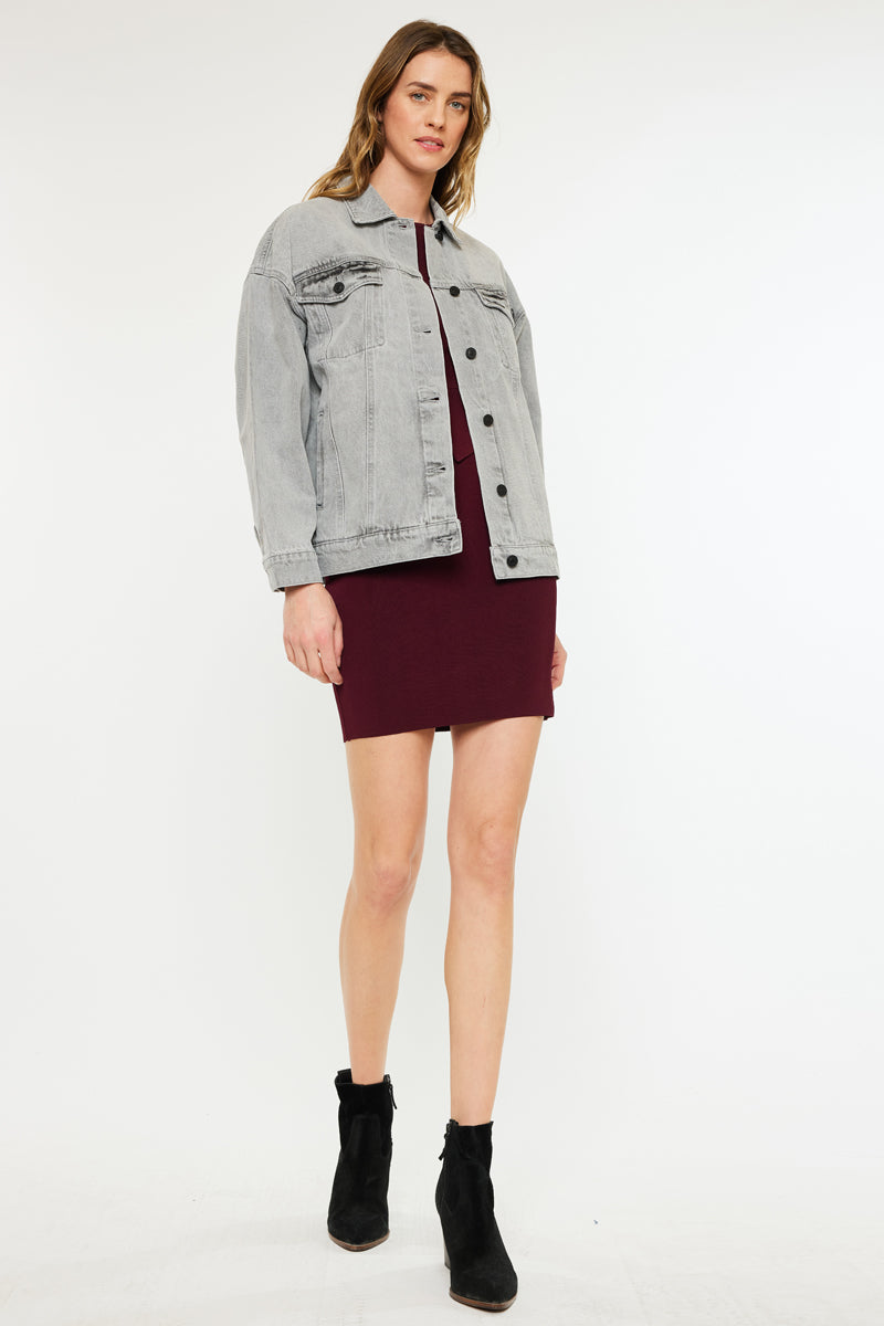 Aaliyah Oversized Denim Jacket - Official Kancan USA